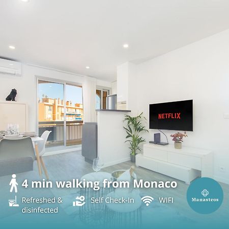 Monaco A Pied - Spacieux Appartement - Balcon - Ca Босолей Экстерьер фото